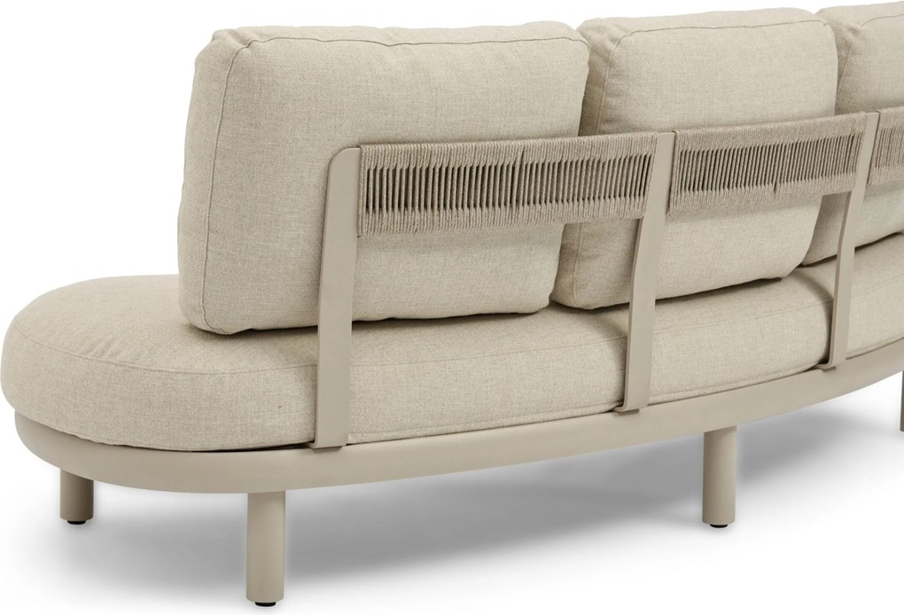 Lounge Tuinbank  3-zits Rope Zand/Beige Coco Almara lounge