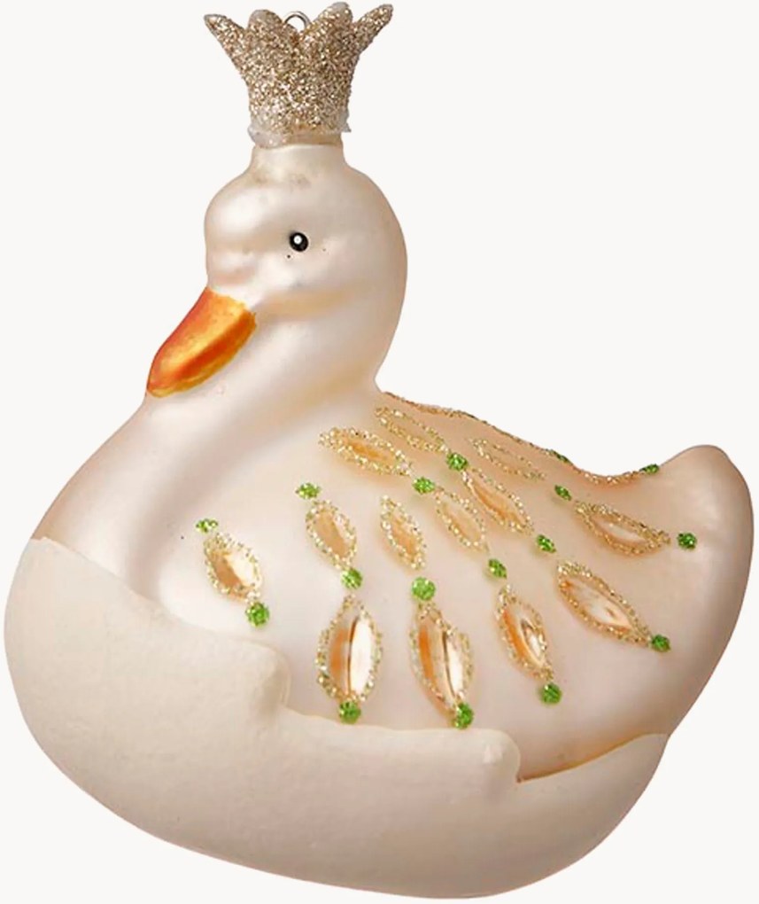 Handgemaakt kerstornament Swan