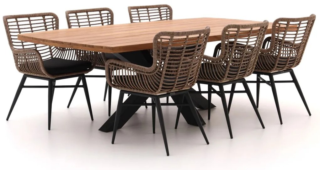 Diningset Intenso  | 6 personen | Tuinset teakhout | 7-delig | Kees Smit Tuinmeubelen