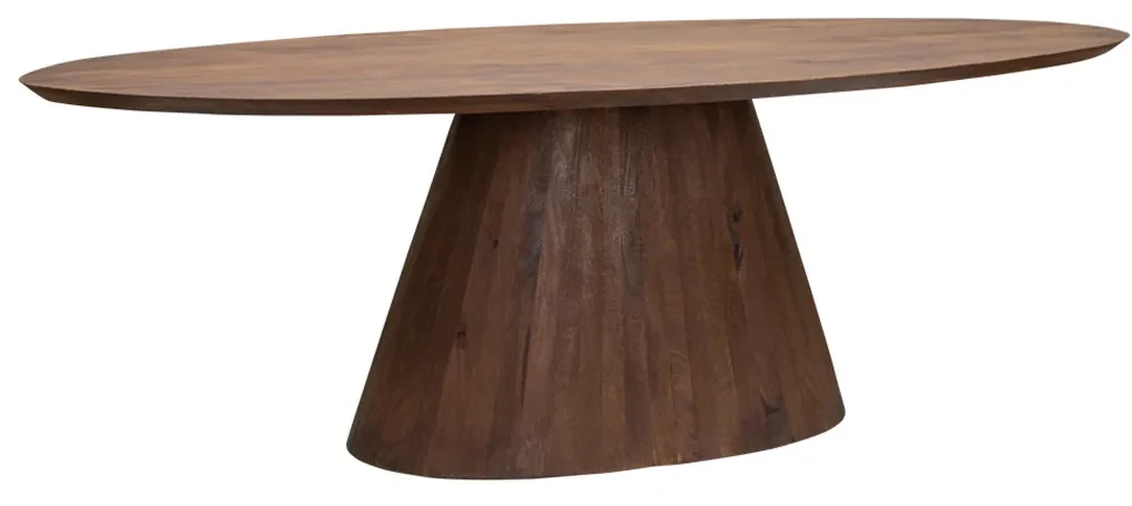 Tower Living Ovale Eettafel Mangohout 260x120 Premana - 260 X 120cm.