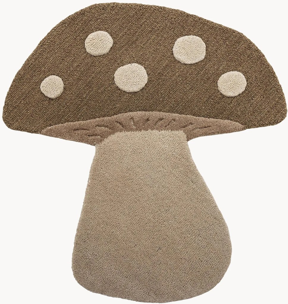 Kindervloerkleed Mushroom van wol