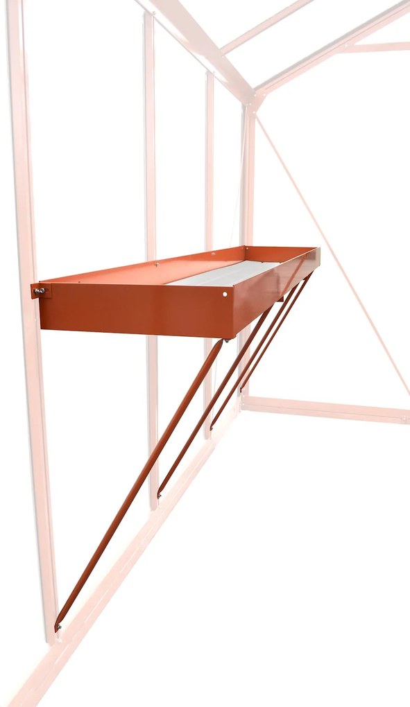 ACD zaaitafel met inleg - zwart - 217 x 42cm - 10cm hoog