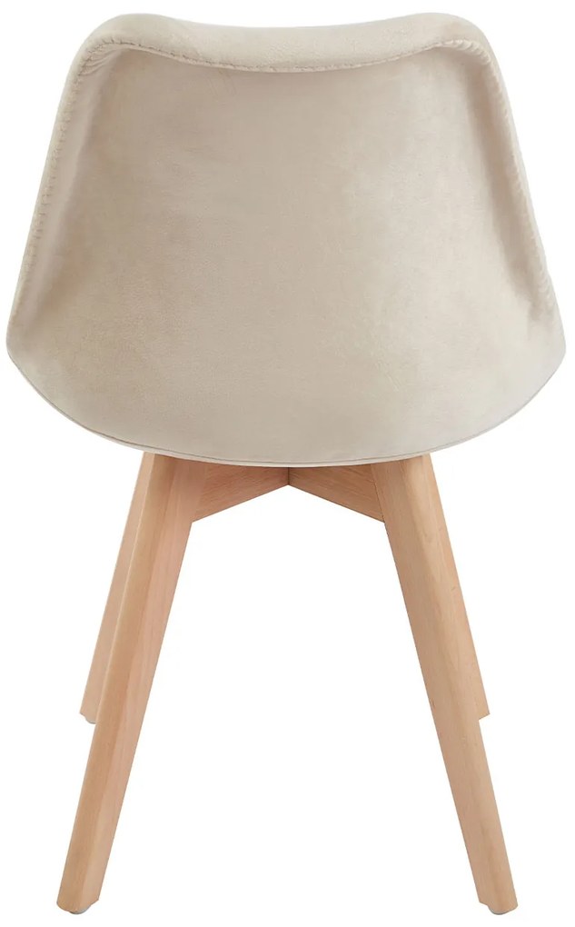Set van 4 Synk Fluwelen Stoelen