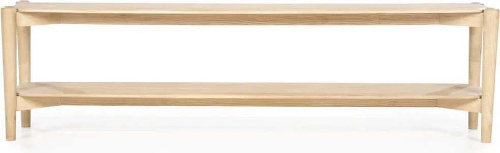 Eiken Tv-meubel Open Design - 200x40x55cm.