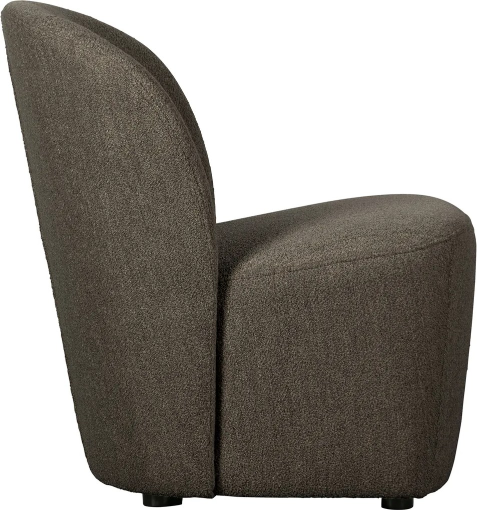 Vtwonen Lofty Boucle Fauteuil Bruin