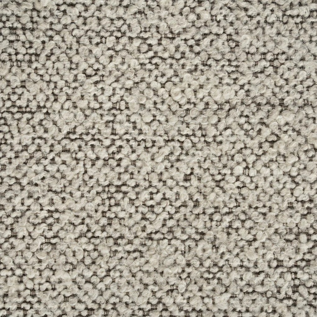 Eleonora Avah Ronde Hocker Taupe Met Eiken Rand
