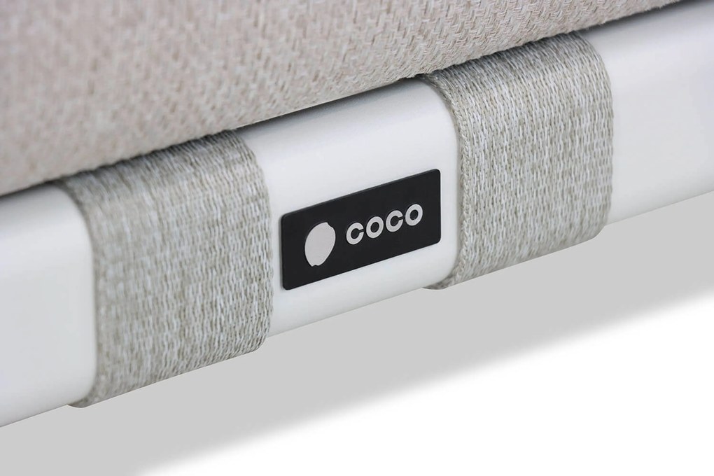Stoel en Bank Loungeset 5 personen Aluminium/rope Wit  Coco Avellino