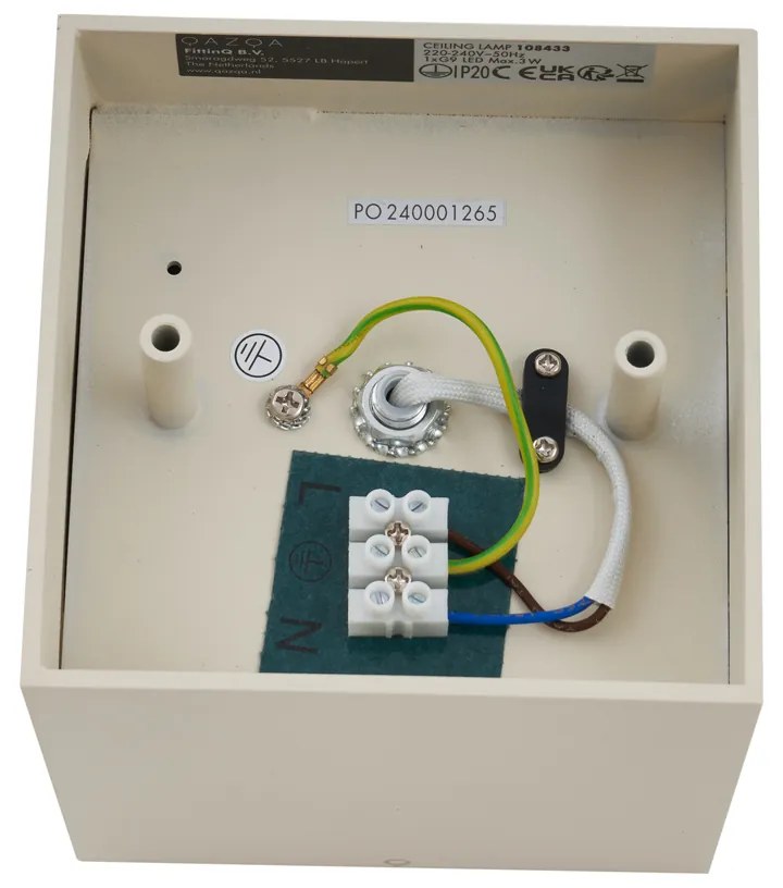 Moderne opbouwspot beige G9 draai- en kantelbaar - Box