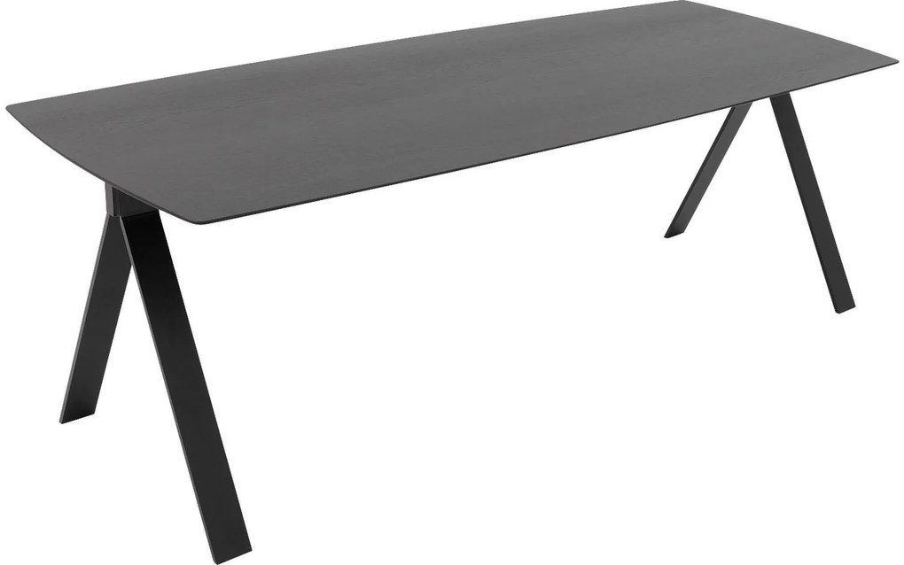 Goossens Excellent Eettafel Uniek, Semi rechthoekig 220 x 100 cm