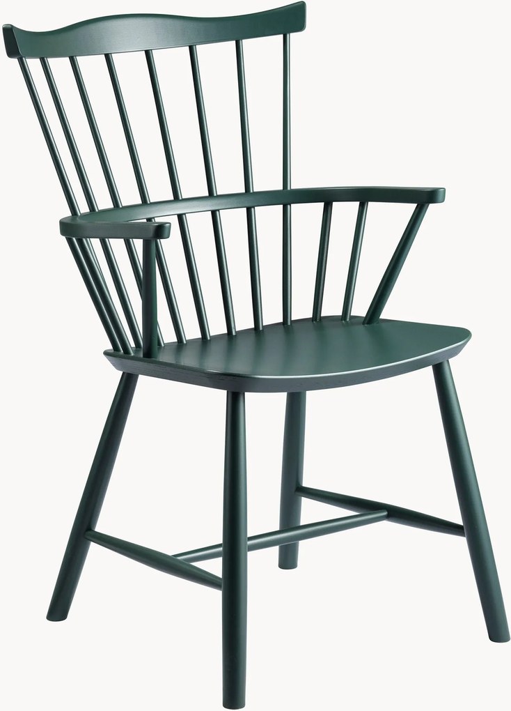 Handgemaakte eetstoel J52B van beukenhout