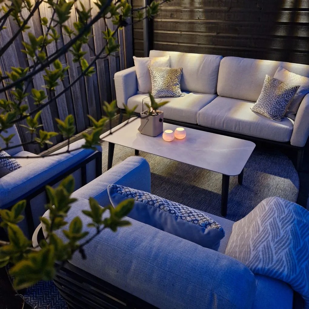 Garden Impressions Sentosa loungeset 4-delig - donker grijs