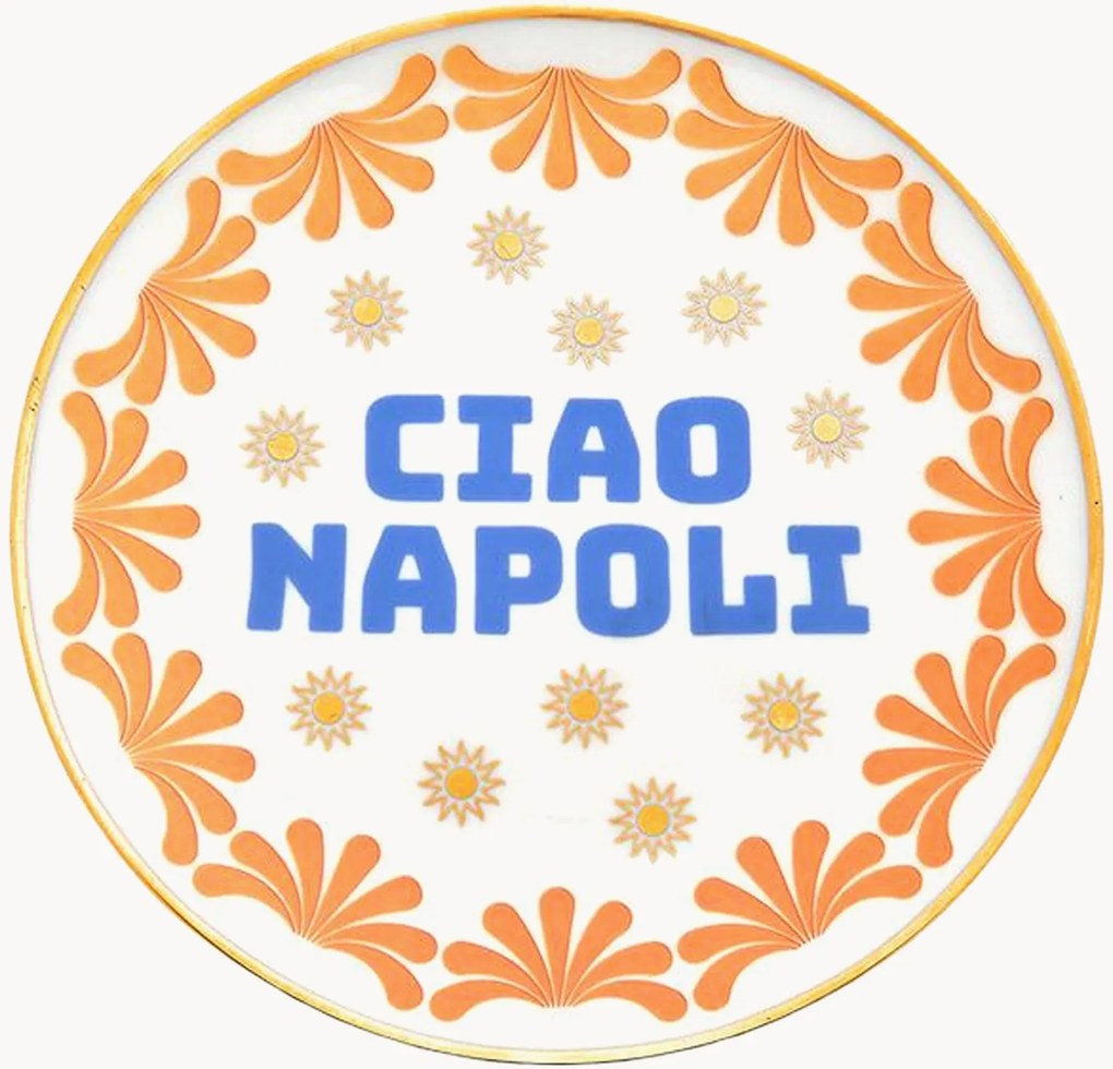 Porseleinen dessertbord Napoli