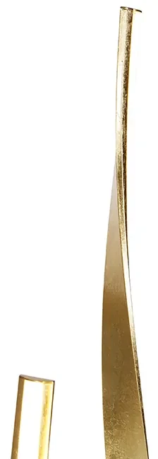 Design vloerlamp goud incl. LED en dimmer - Belinda Design Binnenverlichting Lamp