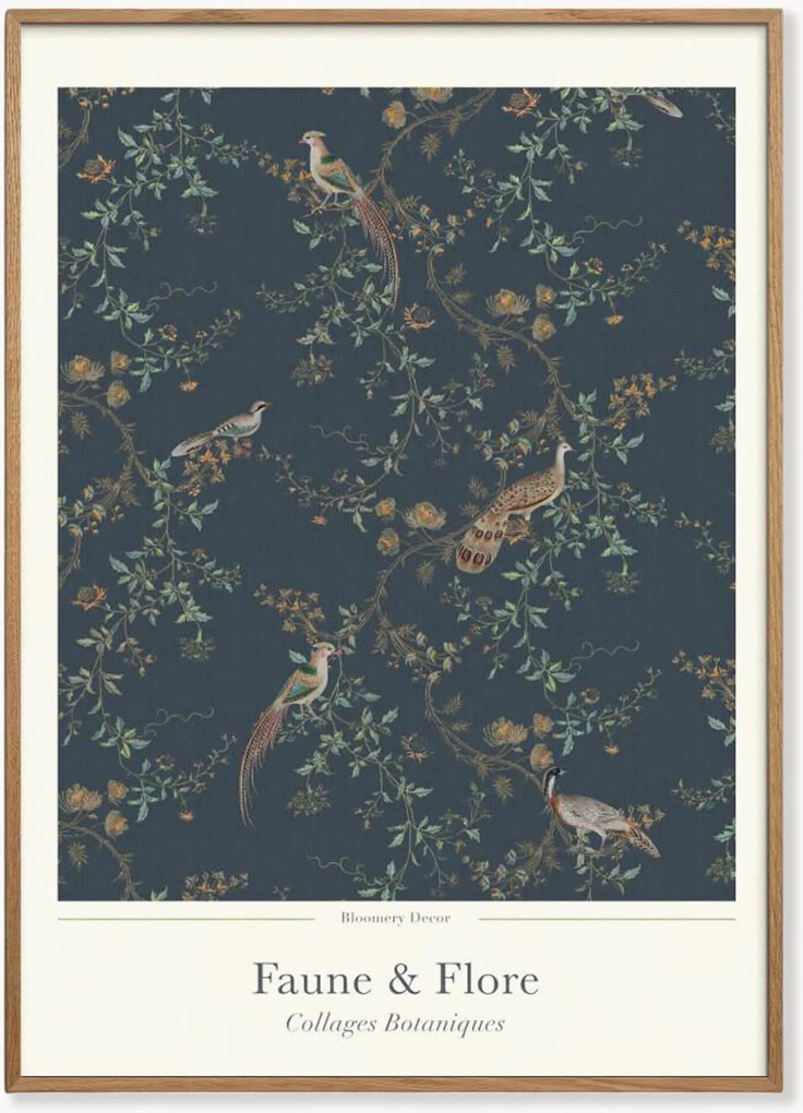 Ingelijste digitale print Faune & Flore