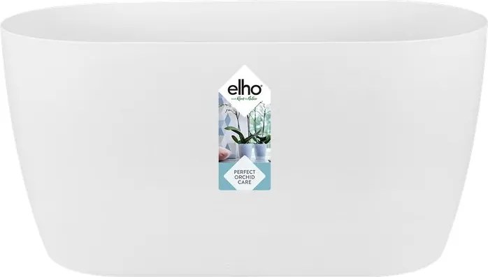 elho Brussels Orchidee Duo 25 - Wit (Wit) - L 25 x B 13 x H 12 cm - Ideaal voor binnen - 100% gerecycled