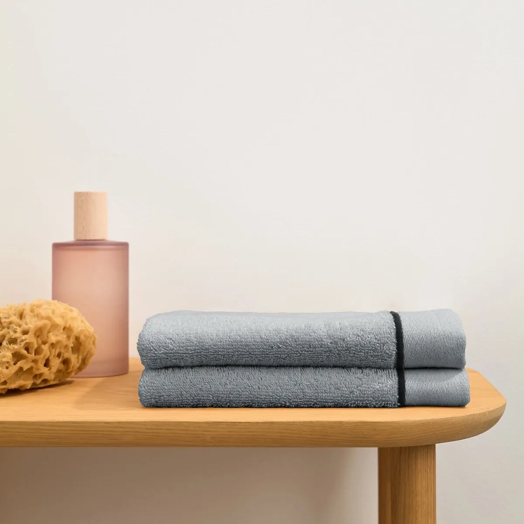 Set van 2 gastendoekjes, gekamd katoen 675g/m², Victor