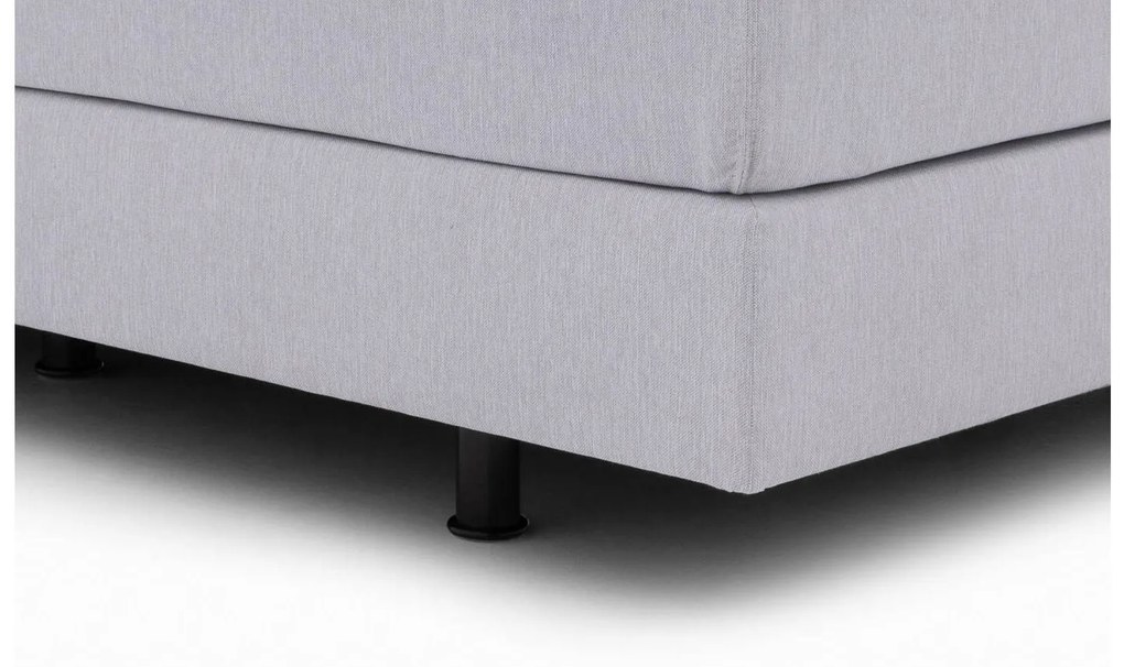 Goossens Boxspring Compleet Quatro Compleet, Vlak 180 x 210 cm box (=2x90cmx210cm) 2x matras gestoffeerd pocketv. 2x hoes, 1x topper joy deluxe