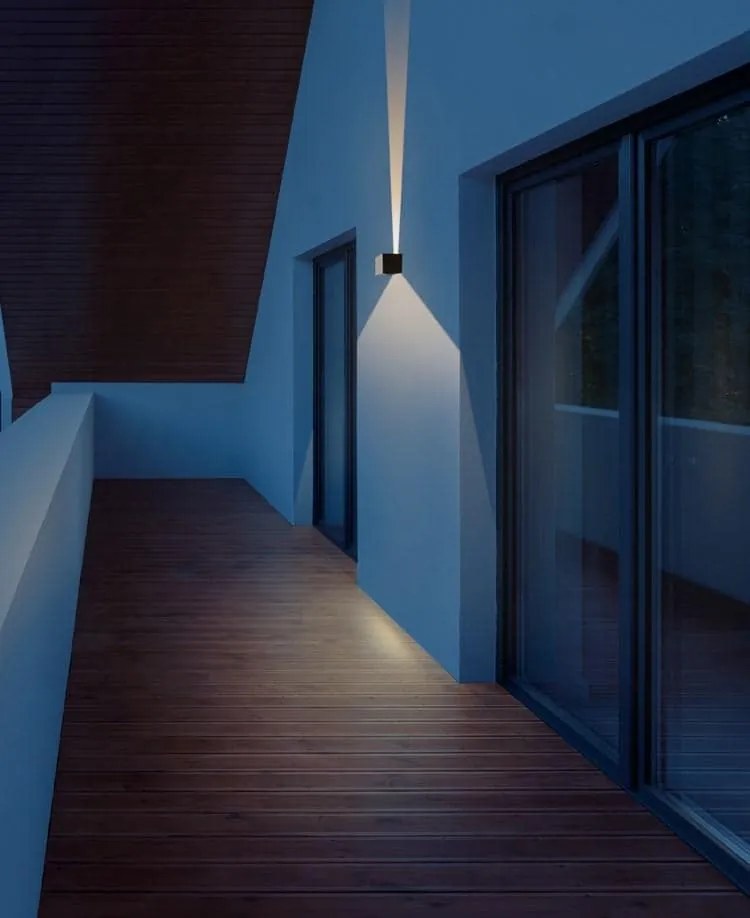 Absinthe by dmlights - Wandlamp Zenith Mat zwart Aluminium