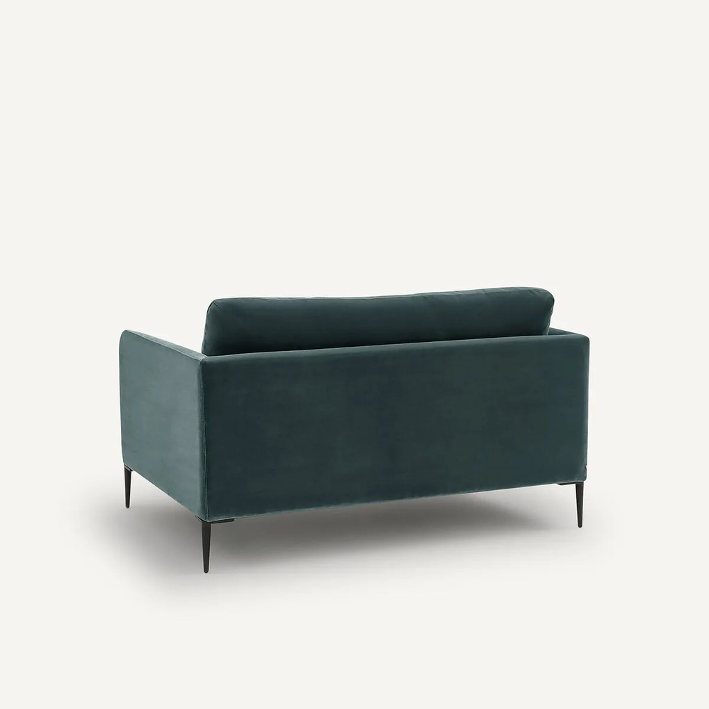 Fluwelen 2-zitsbank, Oscar-design E. Gallina