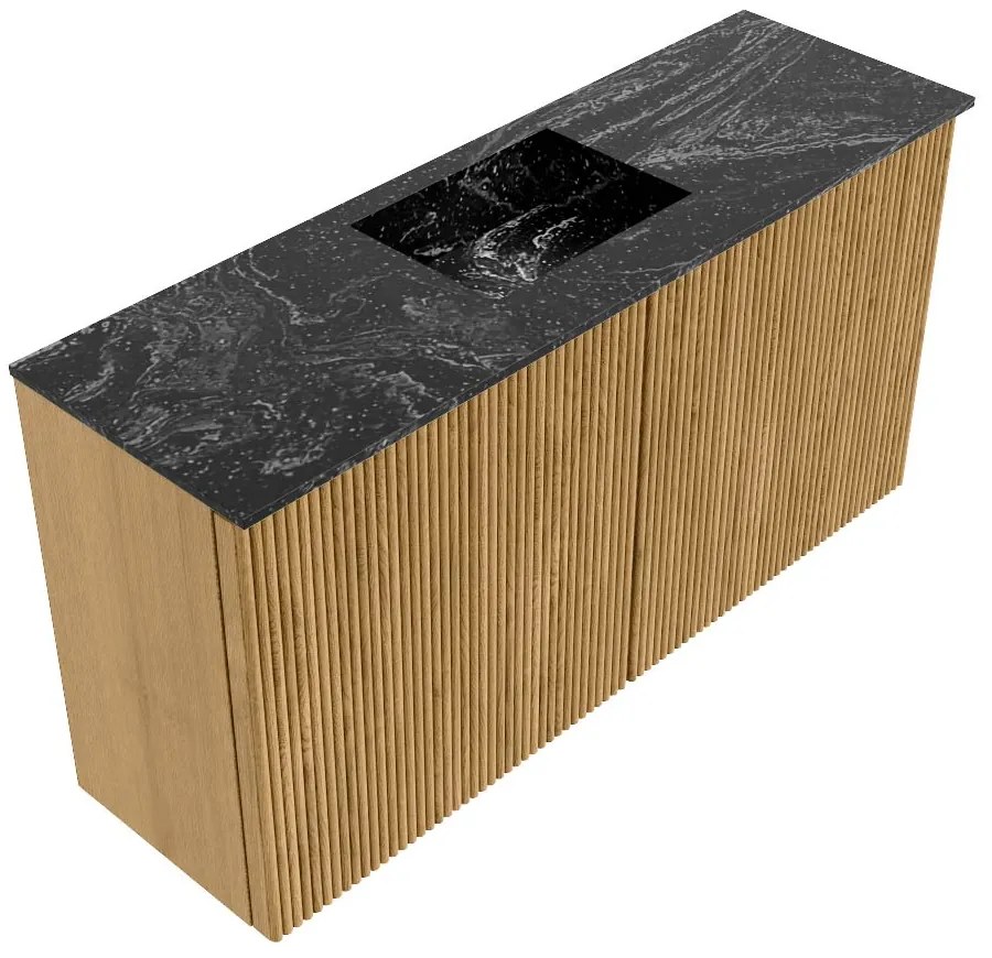 Mondiaz Joya DLux 80cm toiletmeubel oak met wastafel faye midden 1 kraangat lava