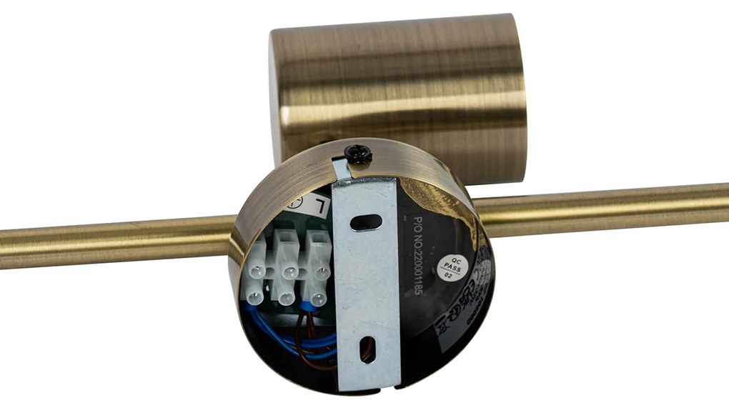 Moderne spot brons kantelbaar 3-lichts - Jeana