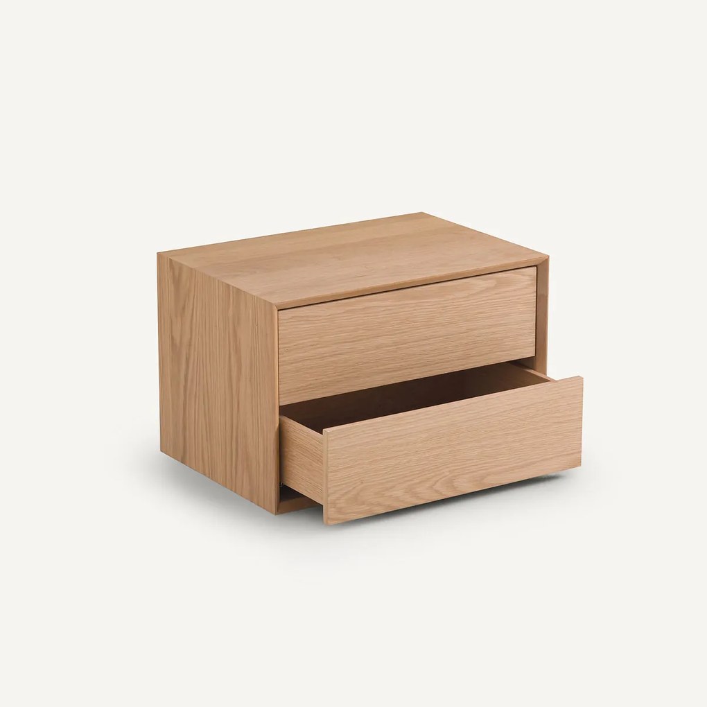 Lade B60 x D42 cm eikenfineer, Archivita XL