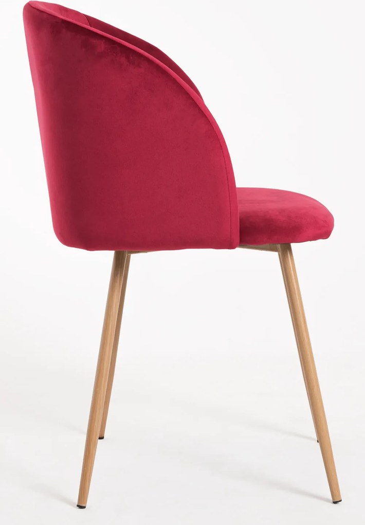 Set 2 Velt Fluwelen Stoelen