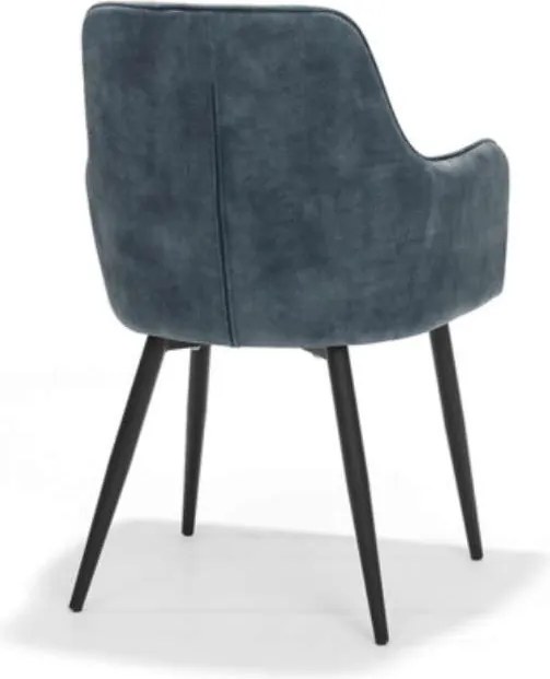 Eetkamerstoel - Donovan - stof Adore blauw