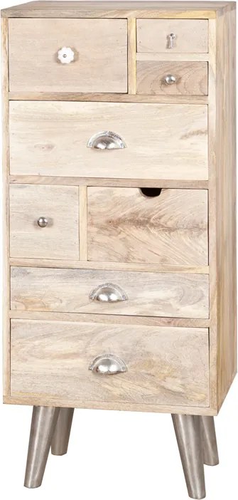 By-Boo Natural Houten Ladekast - 35x112x50cm.