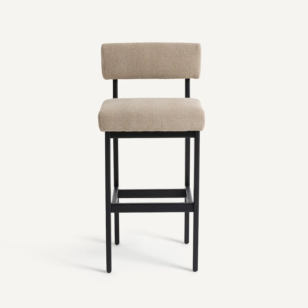 Barstoel in massief beuken en structuurstof, Izag