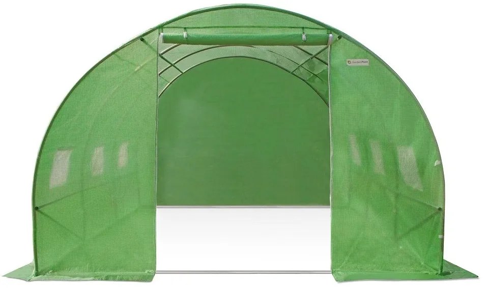 Metalen tuintunnel 3x4,5m groen Garden Point