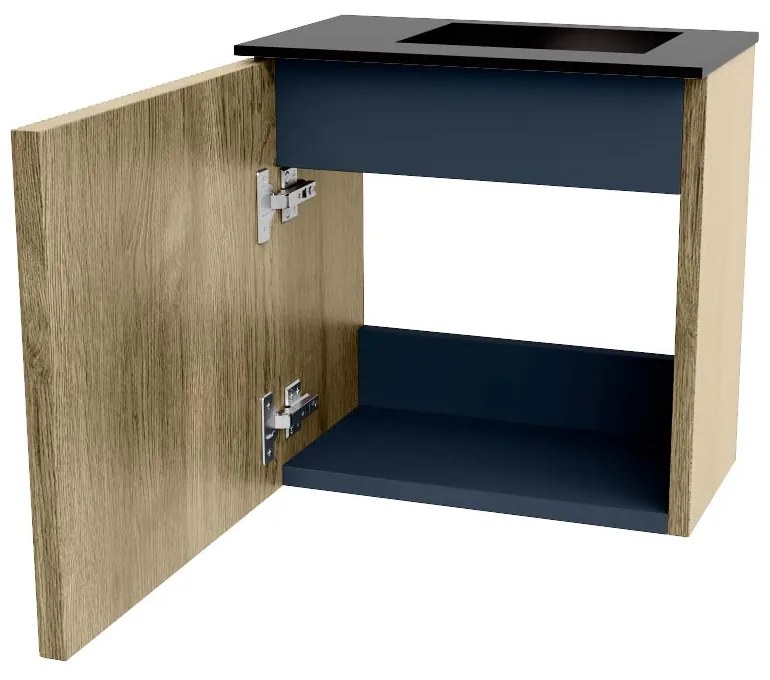 Mondiaz Joya 40cm toiletmeubel dusk met wastafel faye rechts 1 kraangat urban