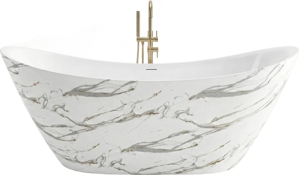 Vrijstaande acrylbadkuip Ferrano Slim Nature 170