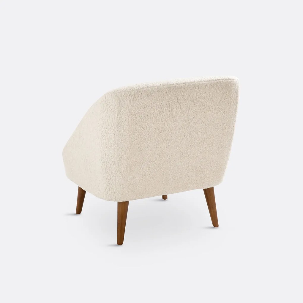 Fauteuil bouclé stof, Séméon