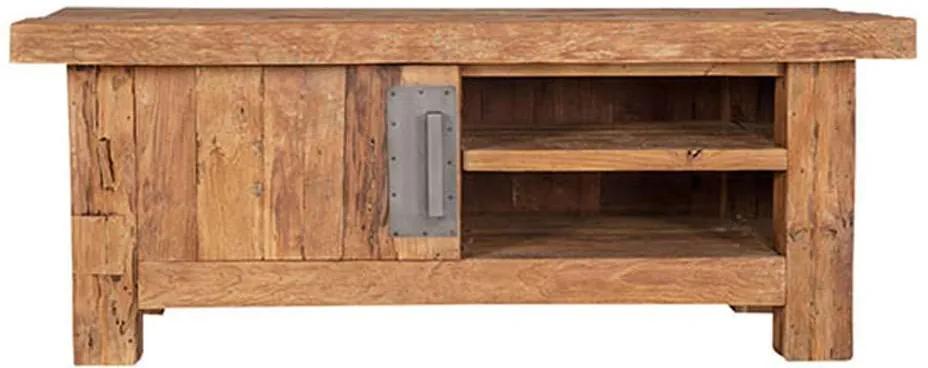 TV-meubel Freek - bruin - 50x130x45 cm - Leen Bakker