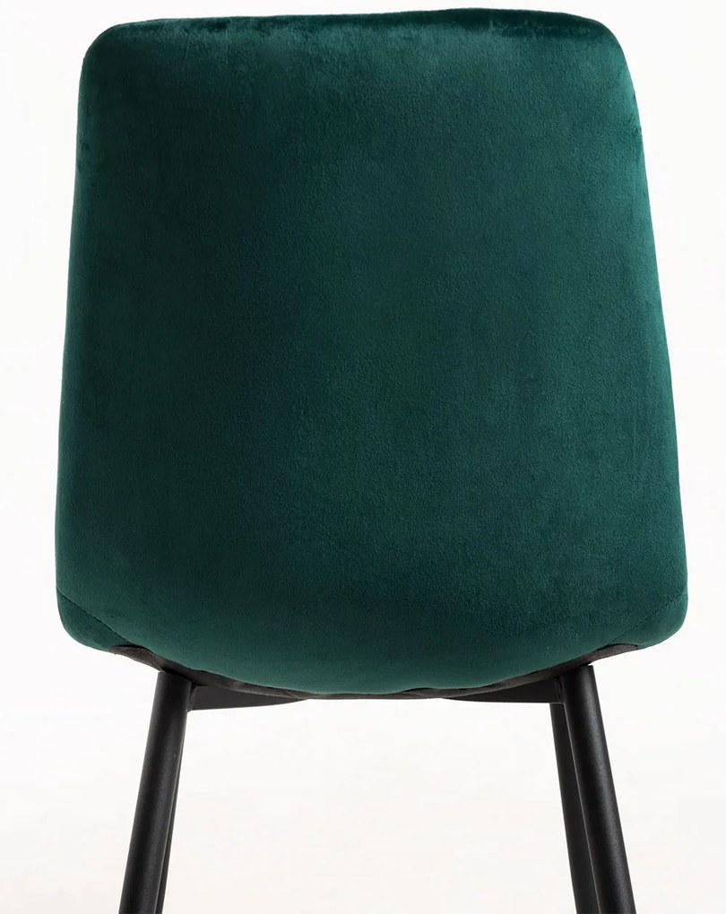 Set 4 Fluwelen Liny Stoelen