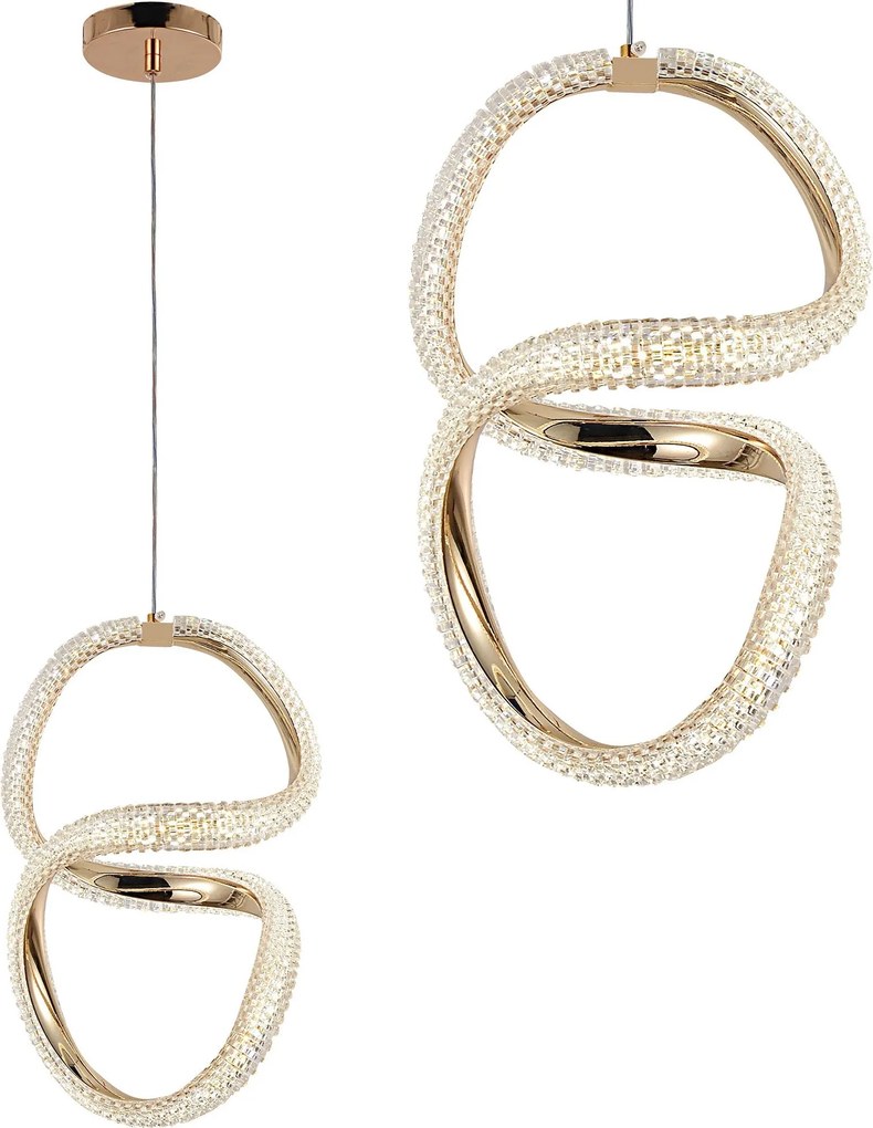LED hanglamp G077-3CPR Gold