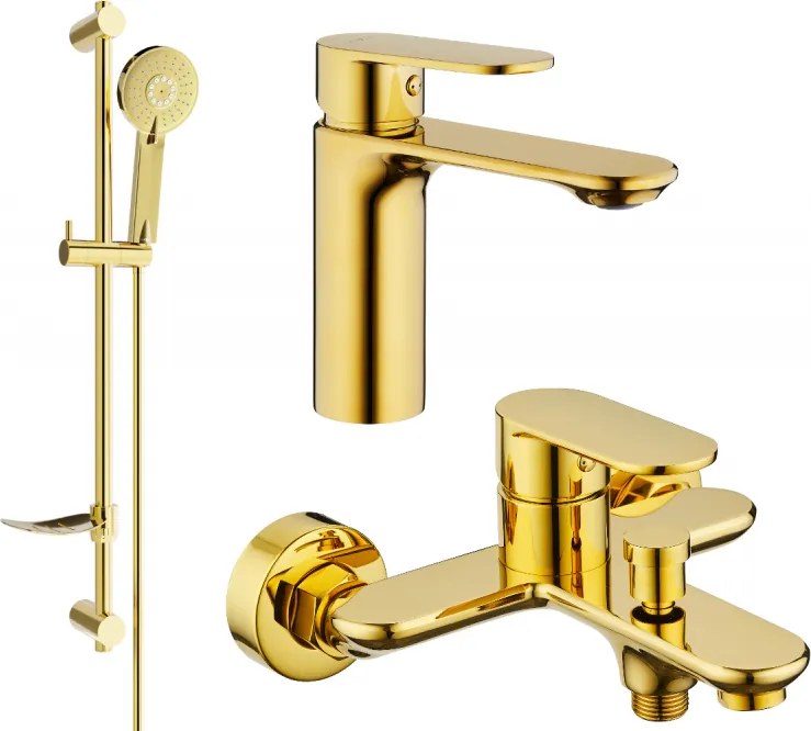 Mexen Milo DF40 badset, goud - 71303DF40-50
