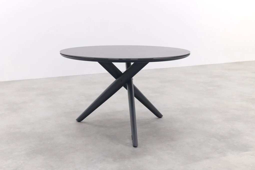 Dublin ronde tuintafel Ø120 cm. - Antraciet