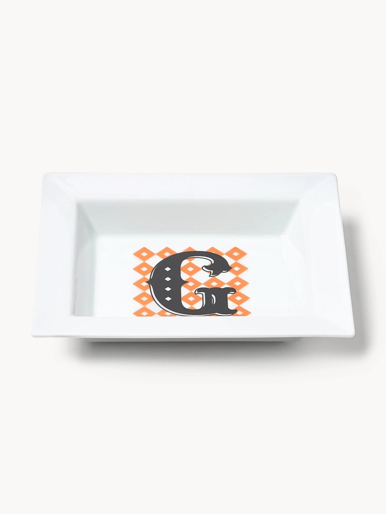 Westwing Collection x MEISSEN, handgemaakte vide-poche initialen met decoratie