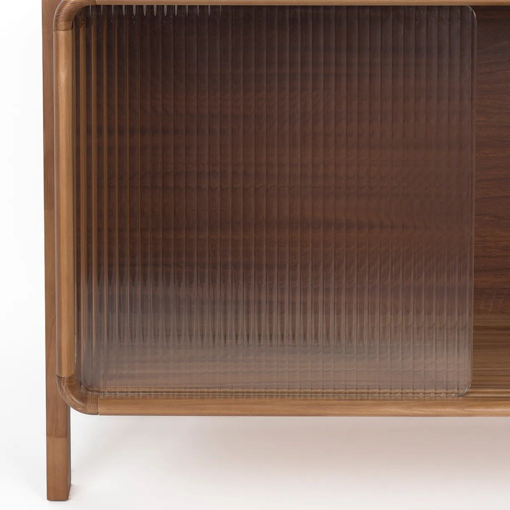Zuiver Rise Walnut Design Wandkast Met Planken Walnoot - 90x35x180cm.