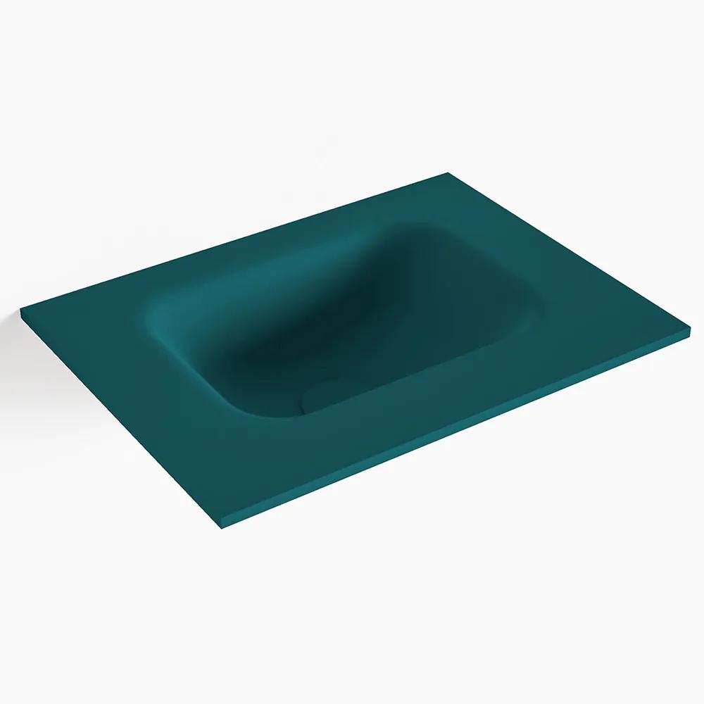 MONDIAZ LEX Smag solid surface inleg wastafel voor toiletmeubel 40cm. Positie wasbak midden