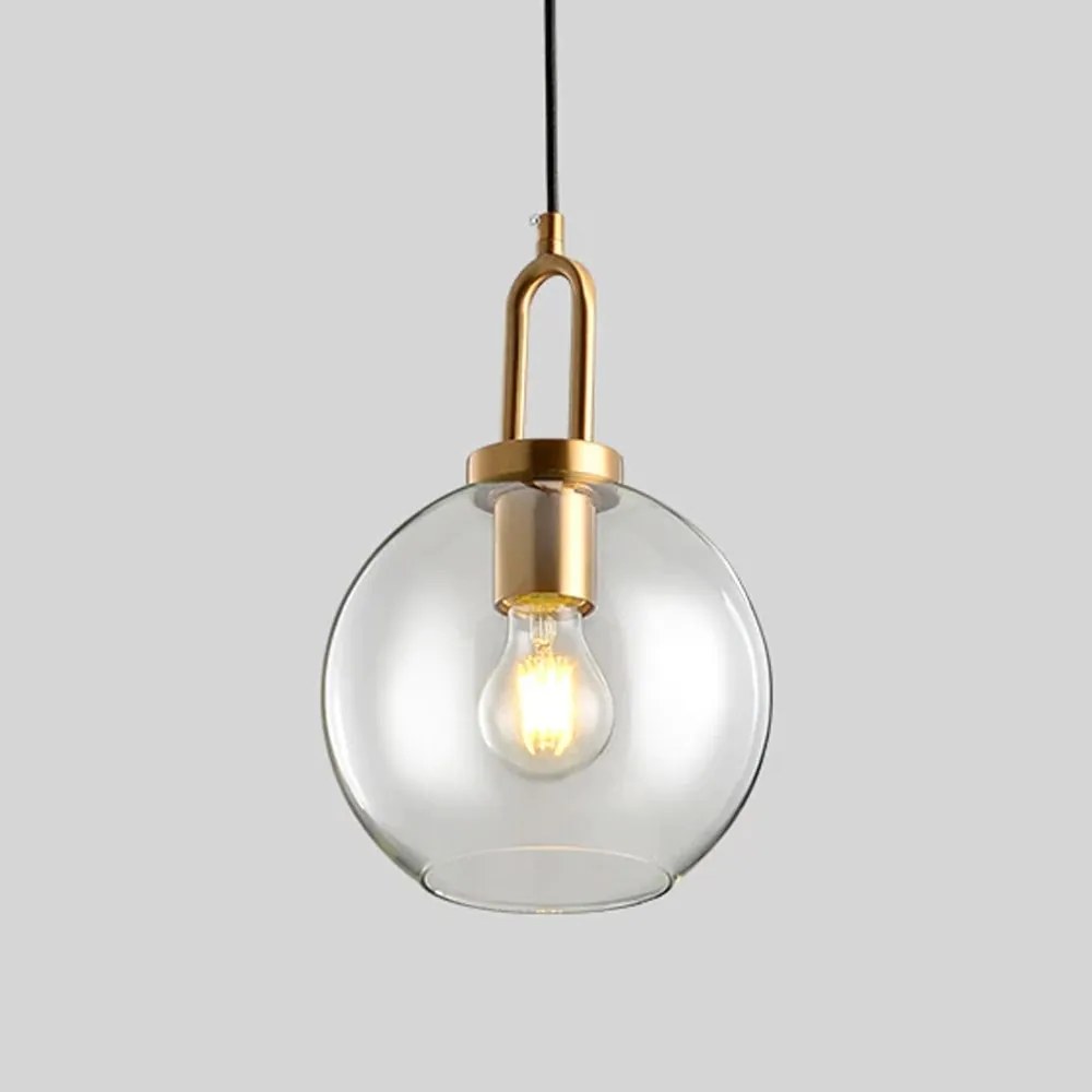 Plafondlamp Hangende Glazen Bol 20cm APP629-1CP