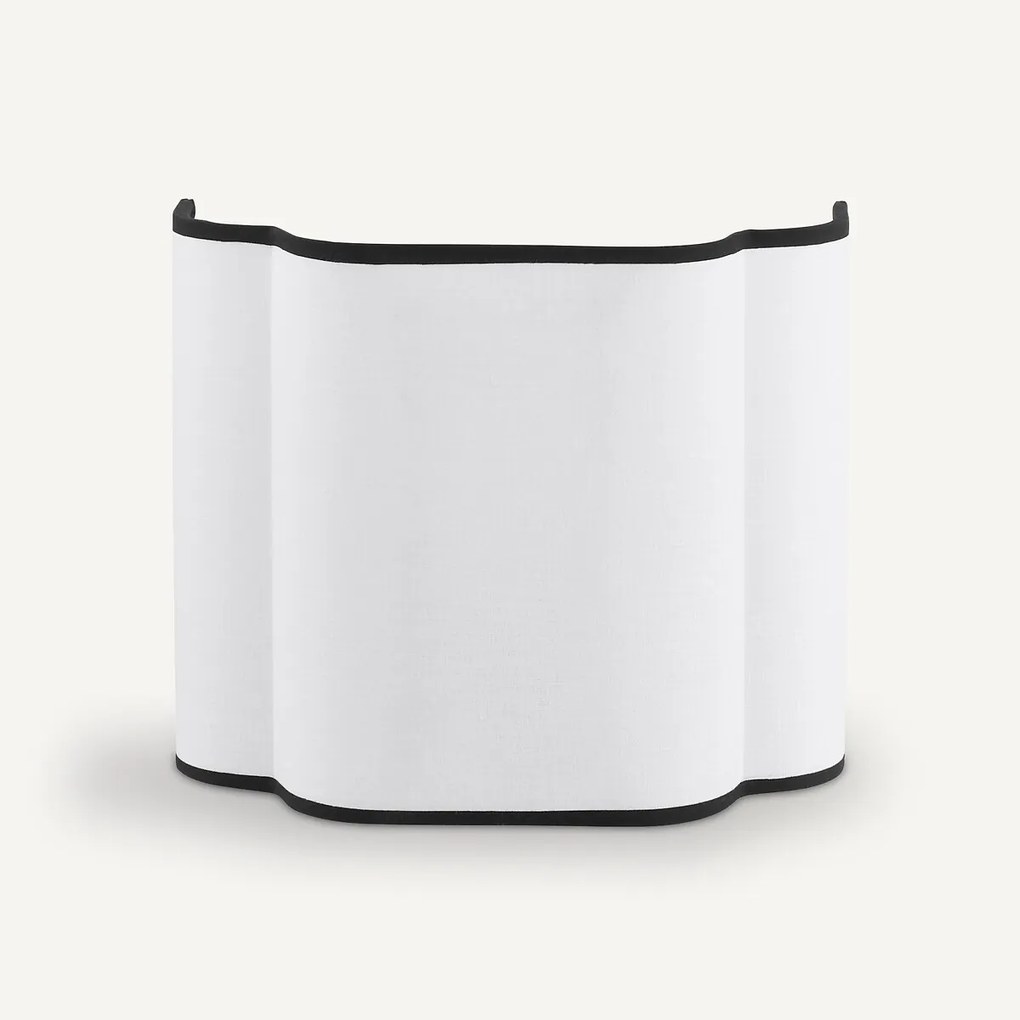 Wandlamp in gewassen linnen, Suso