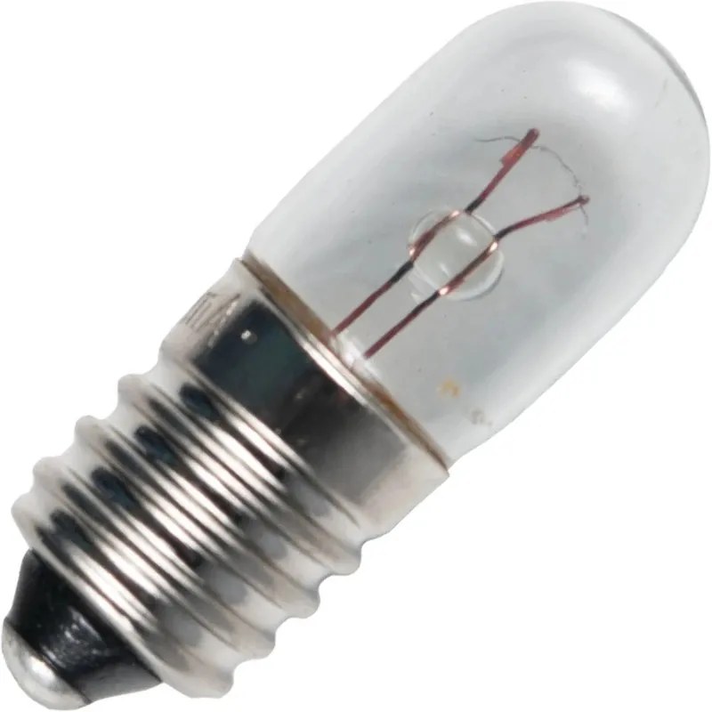 Schiefer E10 Gloeilamp  | 2.1W 7V 300mA 2500K | 10x28mm | 10 stuks