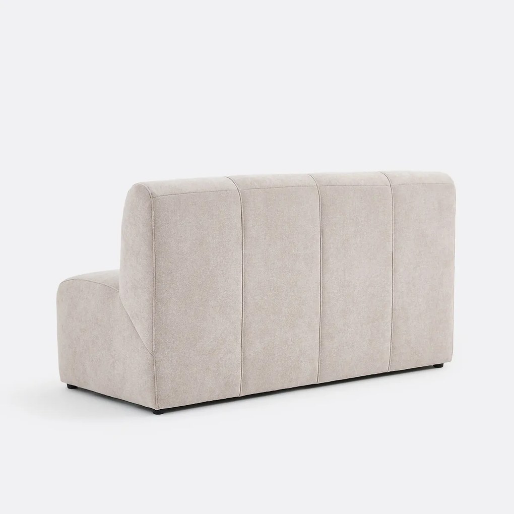 Modulaire bank, 3-zits, van fijn chenille, ANETA