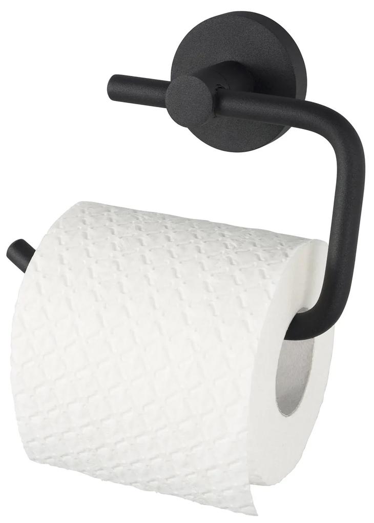 Haceka Kosmos toiletrolhouder zonder klep zwart mat