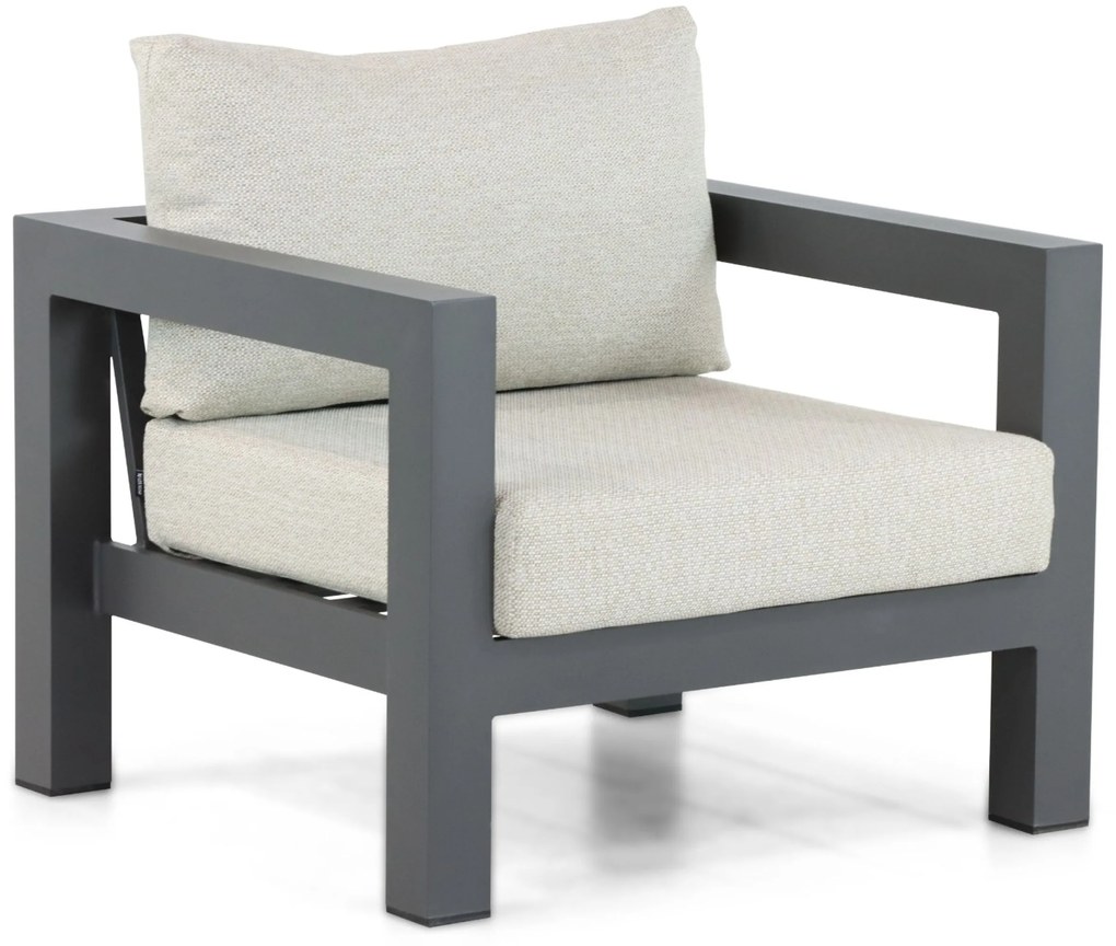 Tuinstoel Aluminium Grijs-antraciet Lifestyle Garden Furniture Luca