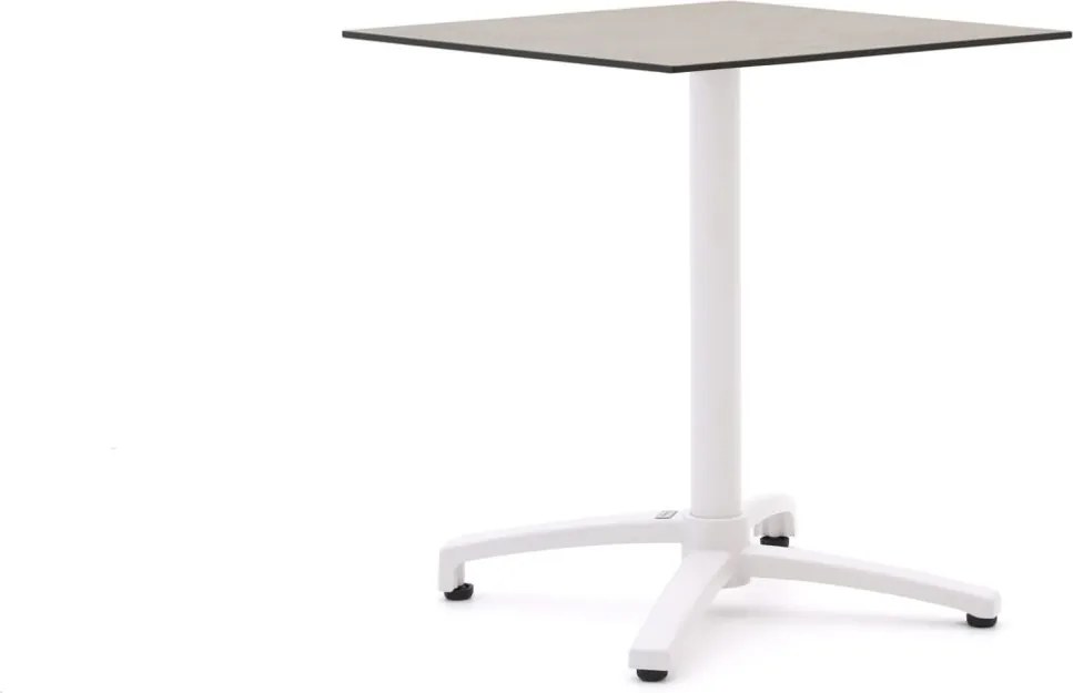 Inklapbare tafel Bellagio  | Vierkant  | Tuintafel Kunststof | 70x70cm | 2 personen | Kees Smit Tuinmeubelen