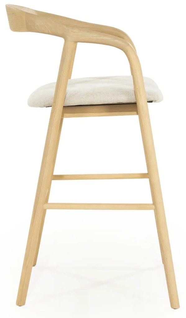 Eleonora Rayven Barkruk Hout Wabi Sabi Stijl Naturel